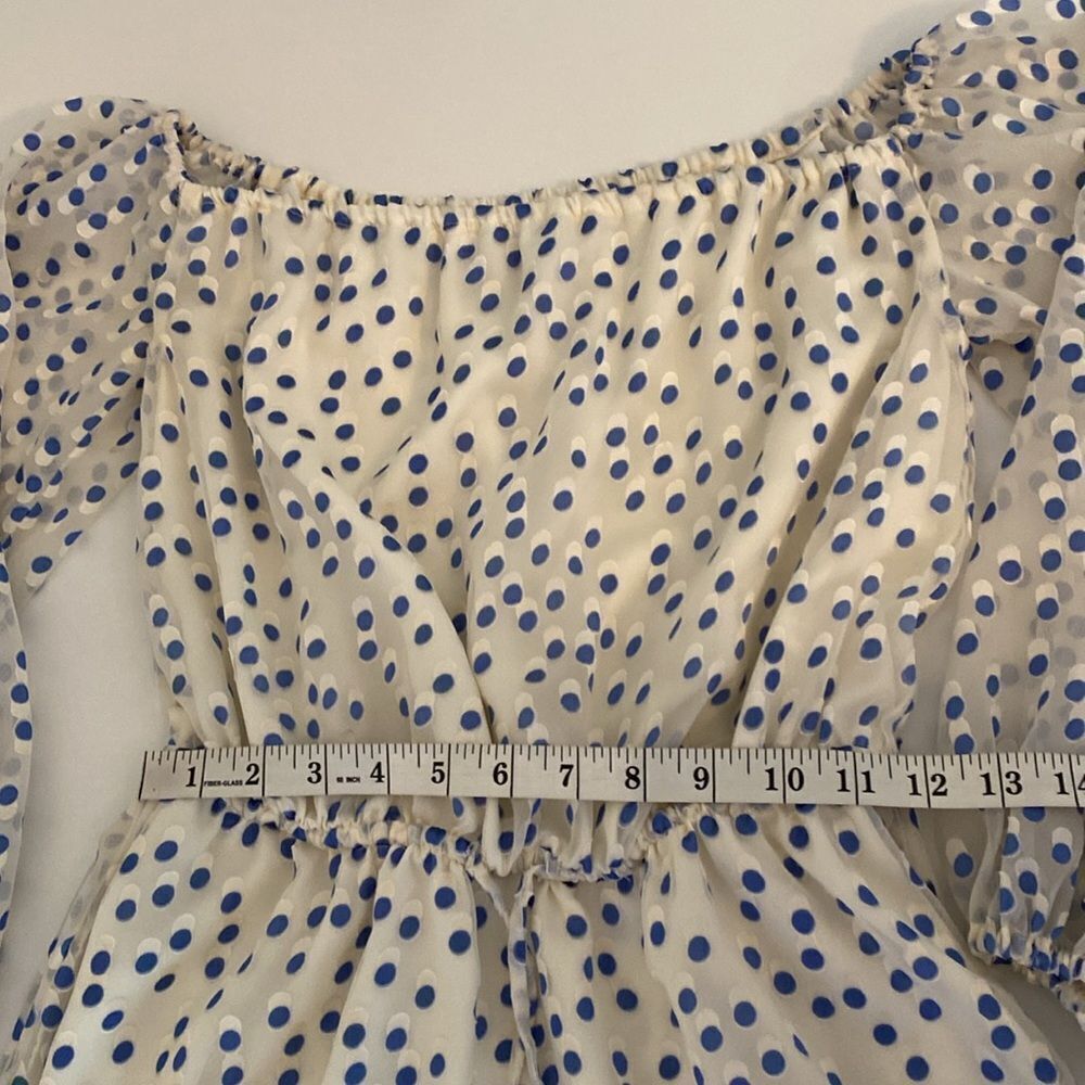 Lovers + Friends World Traveler Mini Dress Size XS in Speckled Ocean - Picture 11 of 16